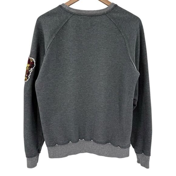 Harry Potter Universal Studios Gryffindor Patched Crewneck Sweatshirt Unisex Med - Picture 2 of 7